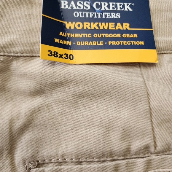 Men's Bass Creek Outfitters Workwear Cargo Pants Sz 38/30 NWT - Picture 8 of 9